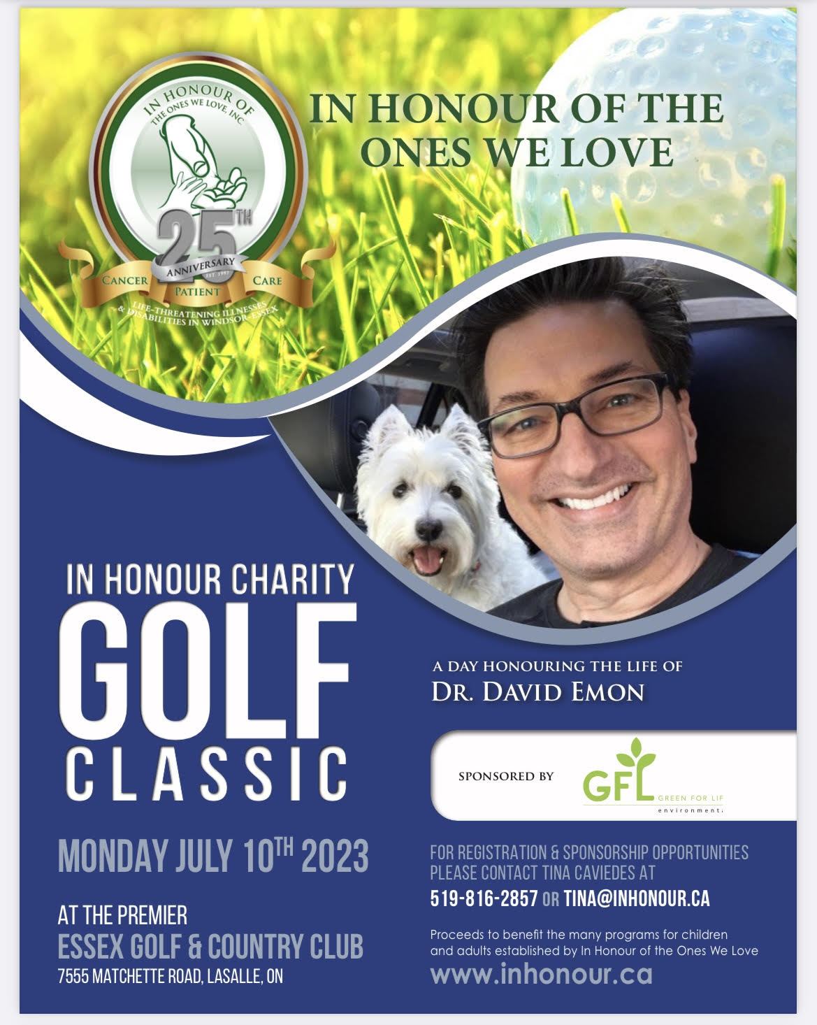 In Honour of the Ones We Love Charity Golf Classic 2023