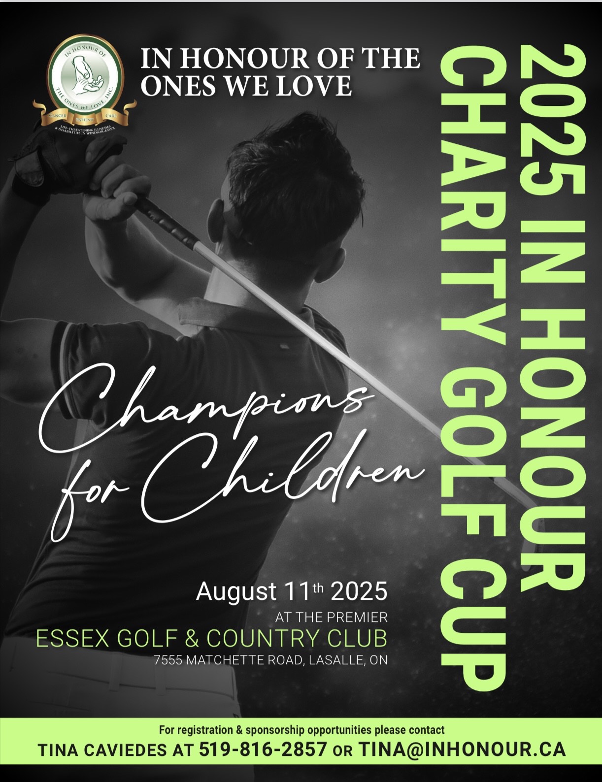 2025 In HOnour Charity Golf Cup