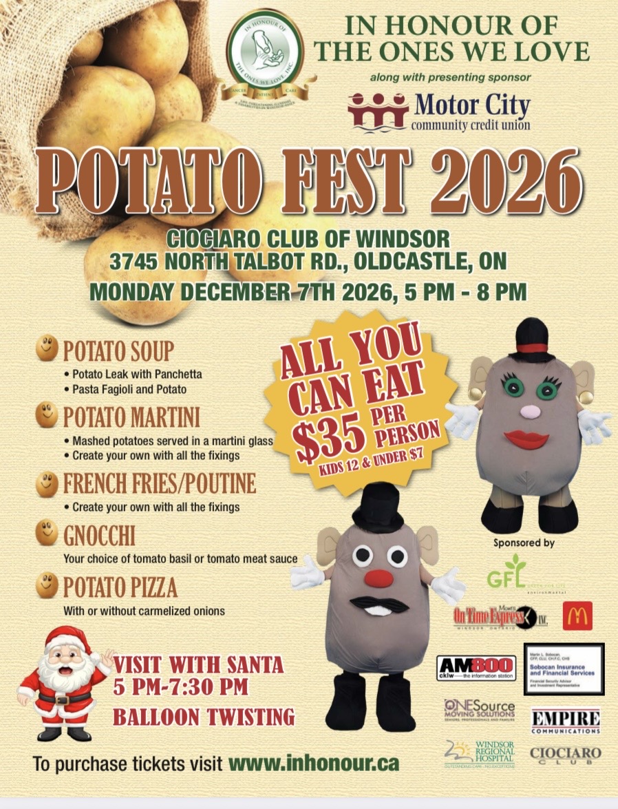 Potato Fest 2026 Flyer