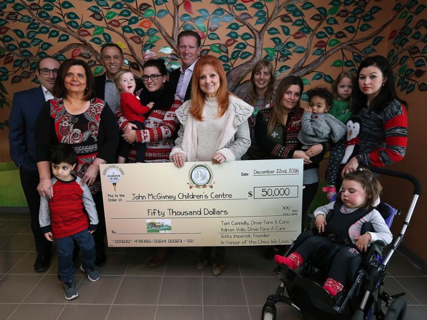 John McGivney Children’s Centre receives $50,000 donation for accessible playground