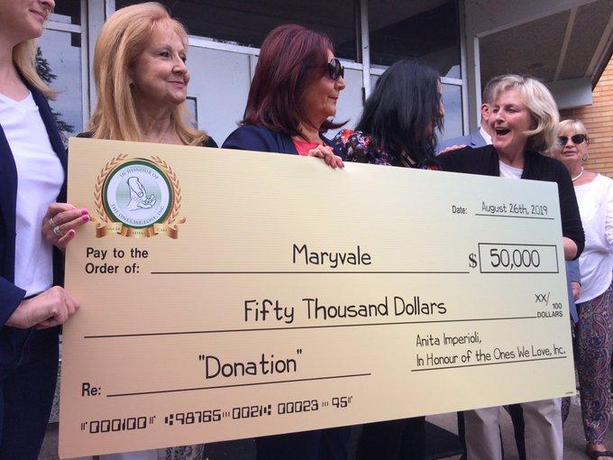 Maryvale To Use Donation To Hire Therapist