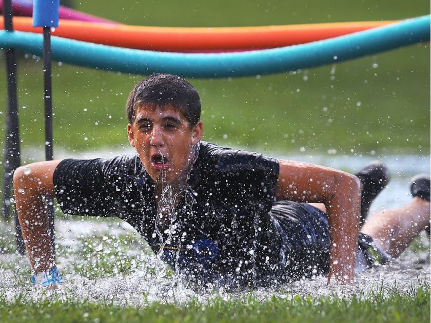 Fundraiser makes splash at Lanspeary Park